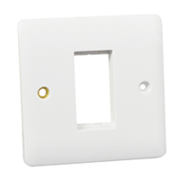 Wall Plate / Mounting Frame. Opening Size 22.5x45mm.