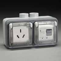 74726-10HH China 16A GFCI 10Ma Trip Hub Surface Mount IP55