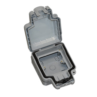 Weatherproof One-Gang IP66 Enclosure, Surface Mount