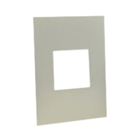 79130X45-ALU Finish Plate. Aluminum. Fits 79120X45-N Mounting Frame. Opening Size 45x45mm.