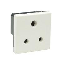 5 Amp 250V 73310x45 S. Africa, India and UK Outlet Receptacle 