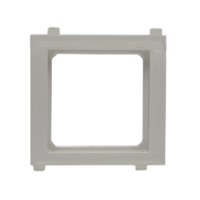 79100X45 Snap-In Panel Mount Frame. Aluminum. Accepts 22.5x45mm & 45x45mm Devices.